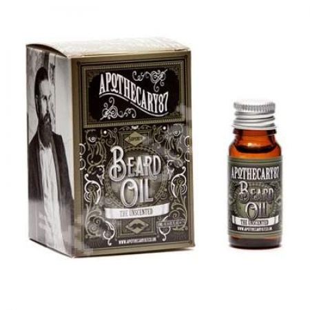 Ulei fara miros pentru barba The Unscented, 10 ml, Apothecary 87