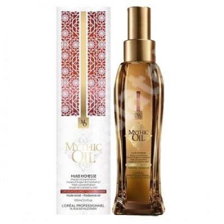 Ulei nutritiv iluminator pentru par vopsit Mythic Oil Richesse, 100 ml, Loreal Professionnel