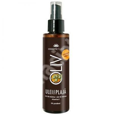 Ulei pentru plaja OLIV pentru bronzare intensa cu beta-caroten, vit. E si ulei de masline, 150 ml, Cosmetic Plant