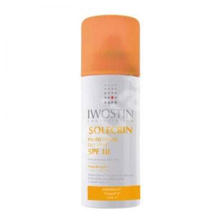 Ulei protector spray uscat SPF 10 Solecrin, 150 ml, Iwostin 