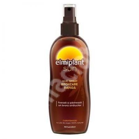 Ulei spray pentru bronzare rapida, 150 ml, Elmiplant