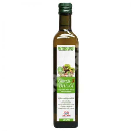 Ulei vegetal cu Omega 3 DHA, 250 ml, Vitaquell