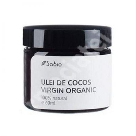 Ulei virgin organic de cocos, 60 ml, Sabio