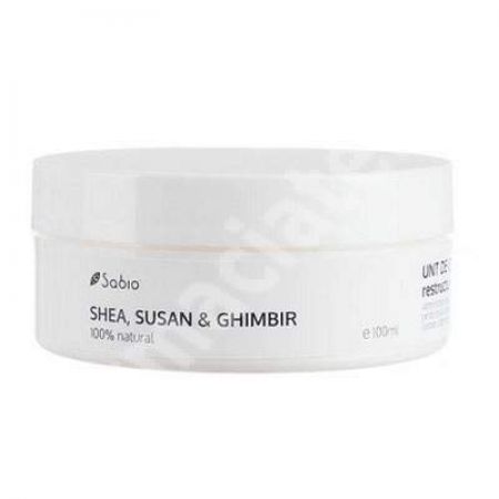 Unt de corp cu shea, susan si ghimbir, 100 ml, Sabio