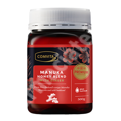 Miere de manuka cu ghimbir, 500 g, Comvita