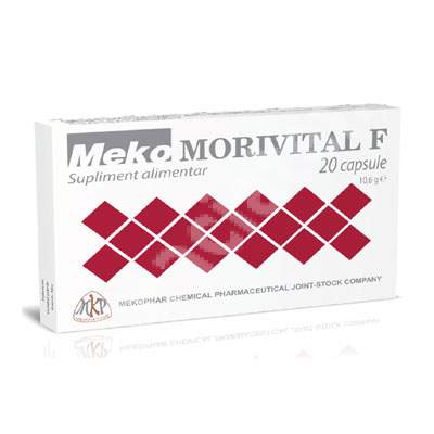 Morivital F, 20 capsule, Mekophar Chemical