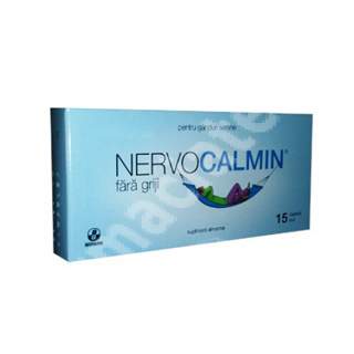 Nervocalmin, 15 comprimate, Biofarm