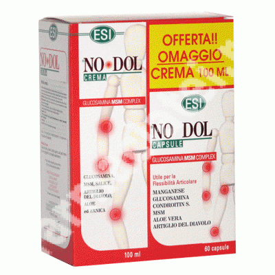 NoDol 60 capsule si NoDol crema 100ml oferta, EsiSpa