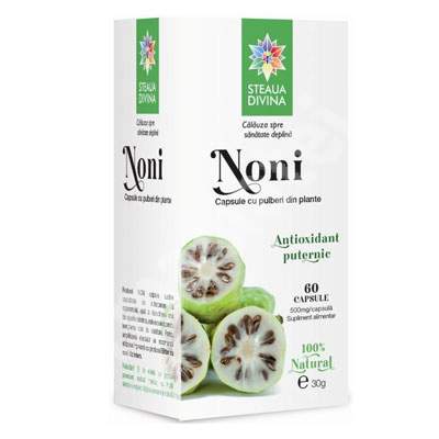 Noni, 500mg, 60 capsule, Steaua Divina