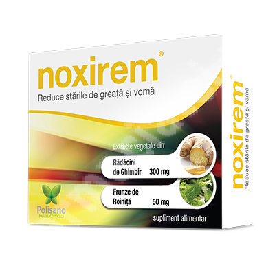 Noxirem cu Ghimbir si Roinita, 20 capsule, Polisano