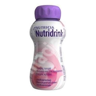 Nutridrink cu aroma de capsuni, 200 ml, Nutricia