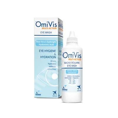 OmiVis cu aloe vera, iarba de silur si acid hialuronic, 100 ml, Omisan Farmaceutici