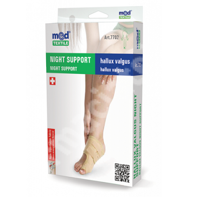 Orteza pentru noapte pentru corectarea Hallusx Valgus, marimea S/M, 7702, Med Textile