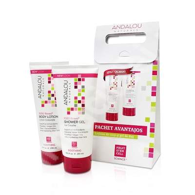 Pachet 1000 Roses Body Lotion + Shower Gel, Body Lotion + Shower Gel, 236ml/251ml,Secom