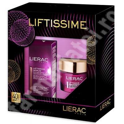 Pachet Liftissime Ser intensiv re-lifter + Crema antirid, Lierac Paris