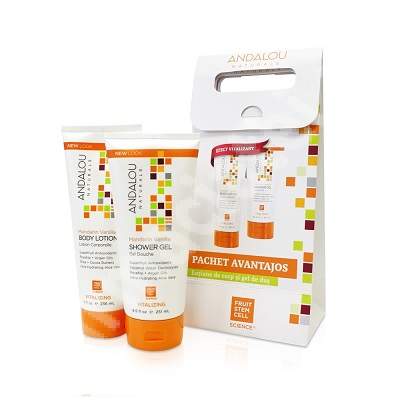 Pachet Mandarin Body Lotion + Shower Gel, 236ml/251ml, Secom