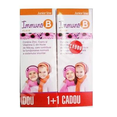 Pachet Sirop ImmunoB, 150 ml, ErbaVita (1 + 1)