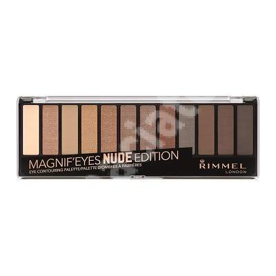 Paleta de farduri Magnif Eyes 001 Nude Edition, 14.16 g, Rimmel London