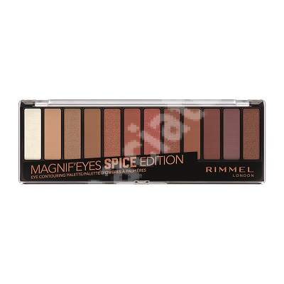 Paleta de farduri Magnif Eyes 005 Spice Edition, 14.16 g, Rimmel London