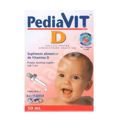 PediaVit D, 50 ml, Europharm