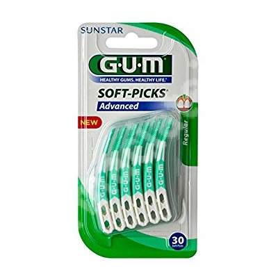 Perii interdentare Soft-Picks Advanced, 30 bucati, Sunstar Gum