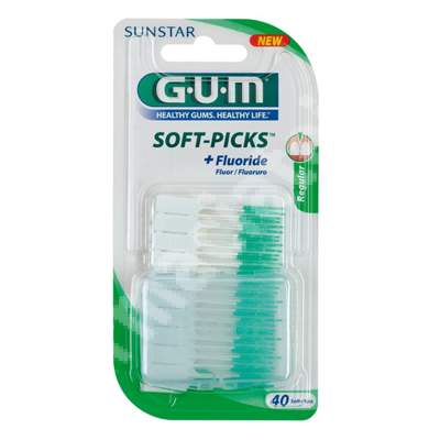 Perii interdentare Soft-Picks normala, 40 bucati, Sunstar Gum