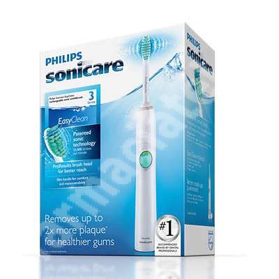 Periuta de dinti electrica sonica reincarcabila EasyClean, HX6511/50, Philips Sonicare