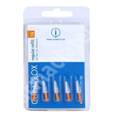 Periuta interdentara Regular Refill CPS 14 1.5 - 5.0 mm, 5 bucati, Curaprox