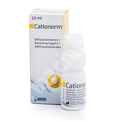 Picaturi oftalmice Cationorm, 10 ml, Santen