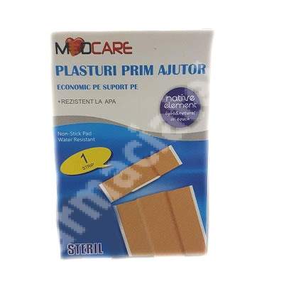 Plasture prim ajutor, rezistent la apa, 1 bucata, Medcare