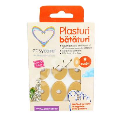 Plasturi bataturi formate la degetele de la picioare, 9 bucati, EasyCare