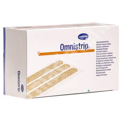 Plasturi sub forma de stripuri sterile Omnistrip, 6 x 101 mm, 50 bucati, Hartmann