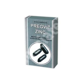 Pregvit Zinc, 24 capsule, Pharco