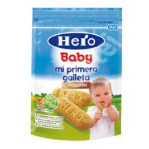 Primii mei biscuiti fara Gluten, +4 luni, 180 g, Hero Baby