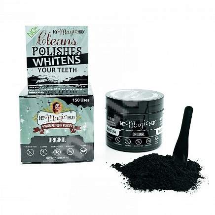 Pudra de dinti cu carbune activ, 30 g, My Magic Mud