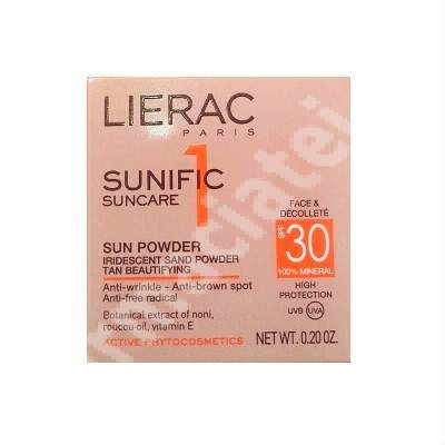 Pudra Sable SPF 30 Sunific 1 Suncare, 6 g, Lierac Paris