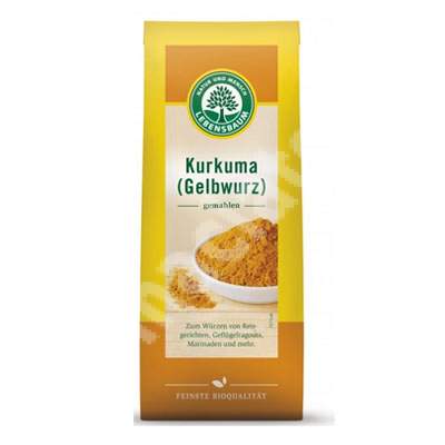 Pulbere Bio de curcuma, 50 g, Lebensbaum