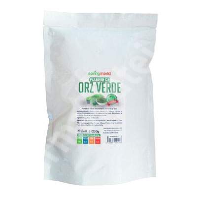 Pulbere de orz verde, 250 g, Spring Markt