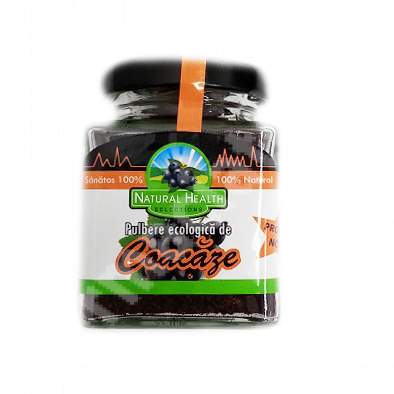 Pulbere ecologica de coacaze Natural Health, 35 g, Made for Protection