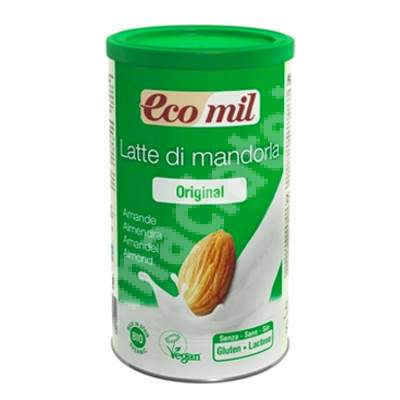 Pulbere solubila Bio din migdale, 250 g, Ecomil