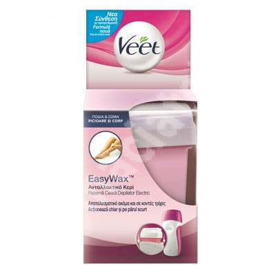 Rezerva ceara pentru picioare si brate Easy Wax Roll-On, 50 ml, Veet