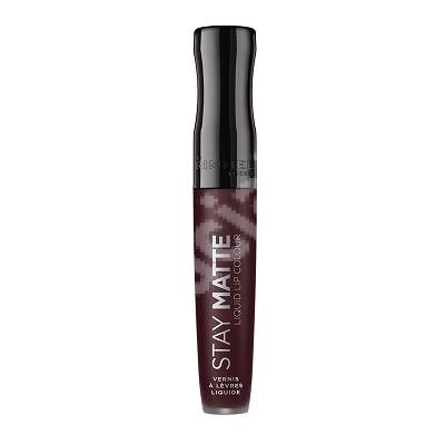 Ruj de buze lichid mat Stay Matte 870 Damn Hot, 5.5 ml, Rimmel London