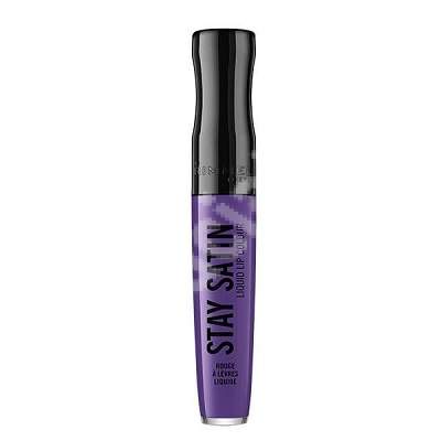 Ruj de buze lichid Stay Satin 850 Atomic, 5.5 ml, Rimmel London