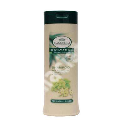 Sampon bland pentru par gras cu struguri albi si flori tei L'angelica Botanics, 250 ml, Coswell