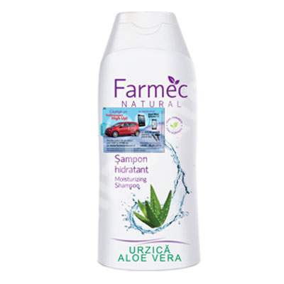 Sampon hidratant cu urzica si aloe vera, 200 ml, Farmec