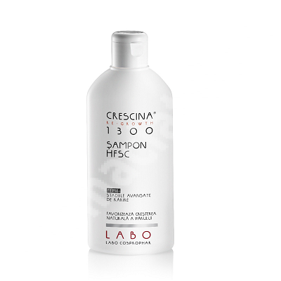 Sampon impotriva raririi avansate a parului pentru femei Crescina HFSC Re-Growth 1300, 200 ml, Labo