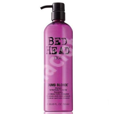 Sampon pentru par blond Bed Head Styling Dumb Blonde, 400 ml, Tigi