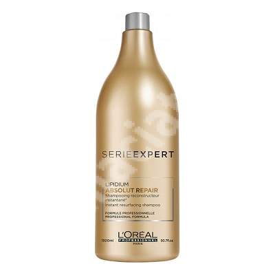 Sampon pentru par foarte degradat Absolut Repair Lipidium Serie Expert, 1500 ml, Loreal Professionnel