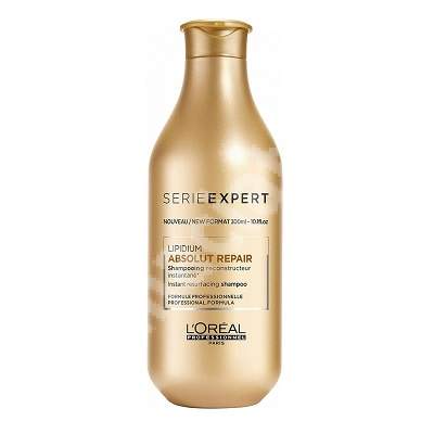 Sampon pentru par foarte degradat Absolut Repair Lipidium Serie Expert, 300 ml, Loreal Professionnel