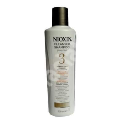 Sampon pentru par subtire tratat chimic System 3, 300 ml, Nioxin